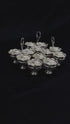 Pure Silver Kumkum Haldi 3 Bowl Set 34.31g